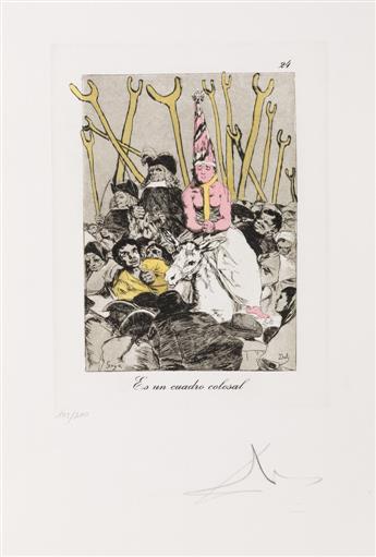 SALVADOR DALÍ Les Caprices de Goya.